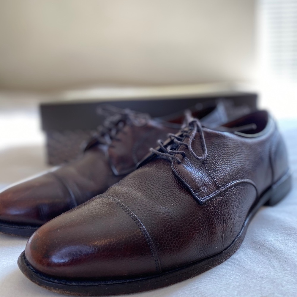 Men’s Allen Edmonds Margate Brown Leather Oxford